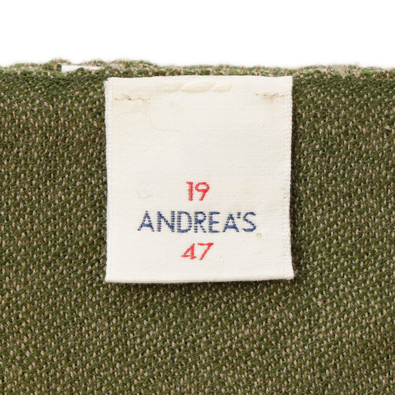 19 ANDREA'S 47 アンドレアズ 1947 ストール カシミヤ 大判 2トーン